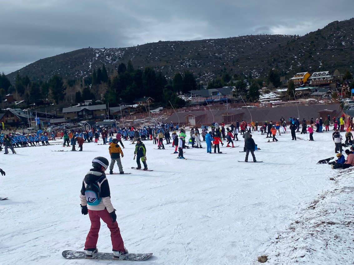 Clase bautismo de ski / snow - Cerro Catedral